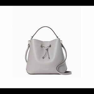 Kate Spade Grey Eva Large Bucket Bag